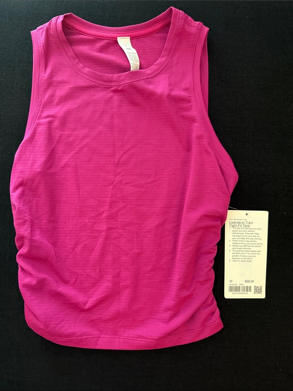 Lululemon Women's License to Train Tank Top - Fuchsia